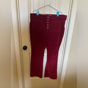 Torrid corduroy pants size 20